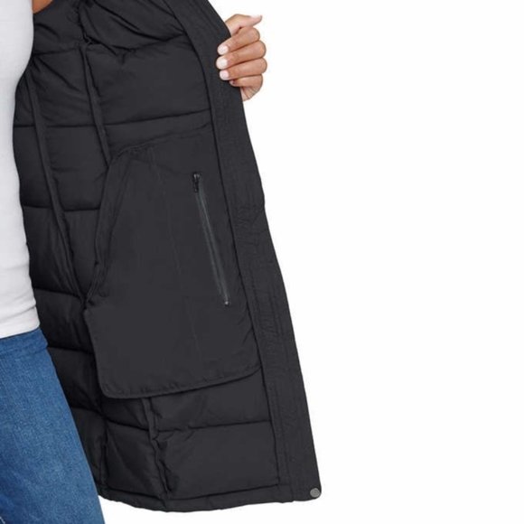 Andrew Marc Women's Long Stretch Parka Jacket - Picture 7 of 11